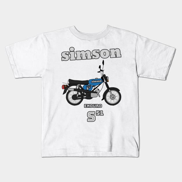 simson Kids T-Shirt by Ntdesignart